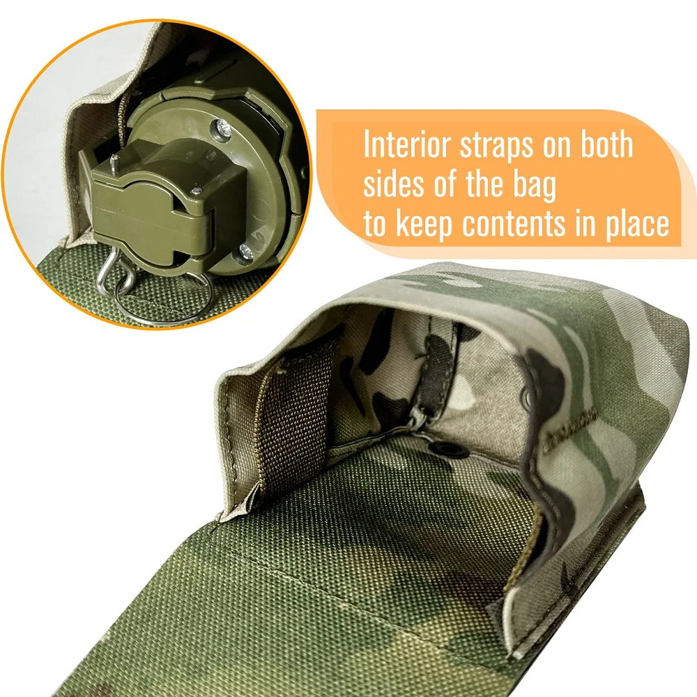UNIONTAC 500D Nylon LBT estilo bolsa de granada de un solo frag bolsa de herramientas pequeña Molle Airsoft Gear bolsa de manzana - imagen 5