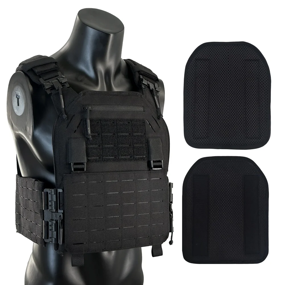 UNIONTAC multifunción 1000D Nylon corte láser modular de liberación rápida chaleco táctico LAVC con cojín acolchado de malla absorbente de sudor - imagen 5