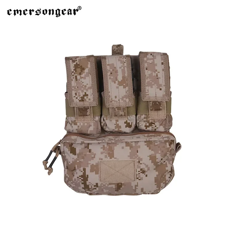 Emersongear-Chaleco de Panel trasero de asalto MOLLE táctico, bolsa portadora de munición, Panel para portador de placa, chalecos de caza EM9300 - imagen 3