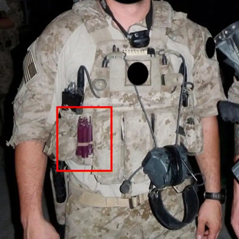 Versión militar de 4/6 pulgadas, barra luminosa IR, versión modelo de la Marina SEAL PJ/MK4 MK3, barra luminosa táctica para montaje en el pecho - imagen 4