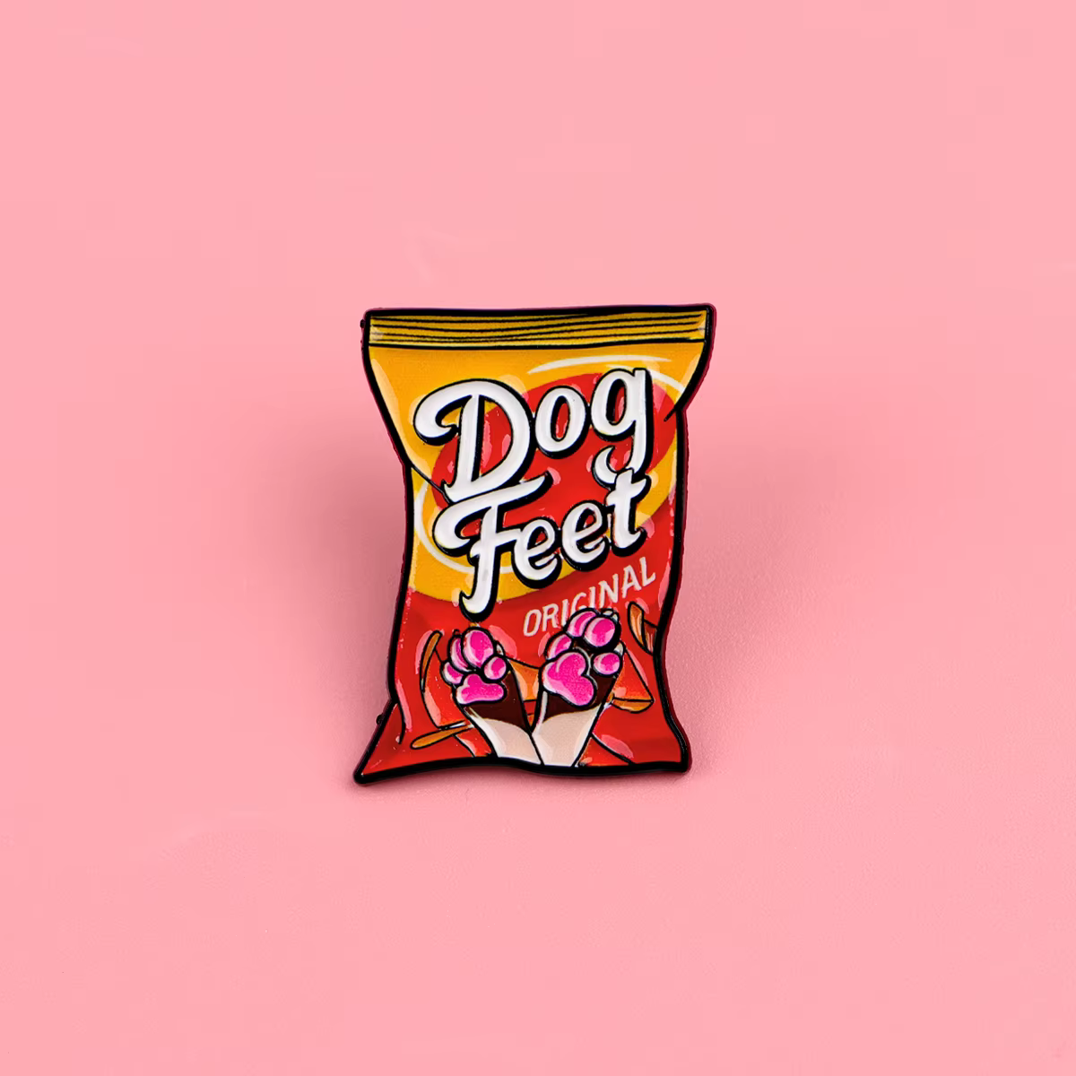 Pin esmalte patas de perro, insignia metálica para mochila - imagen 5