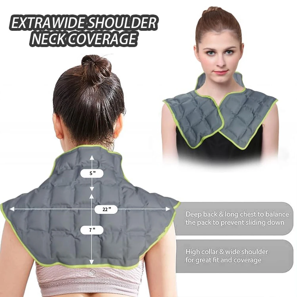 Compresa de frío instantánea para cuello, térmica reutilizable - imagen 2