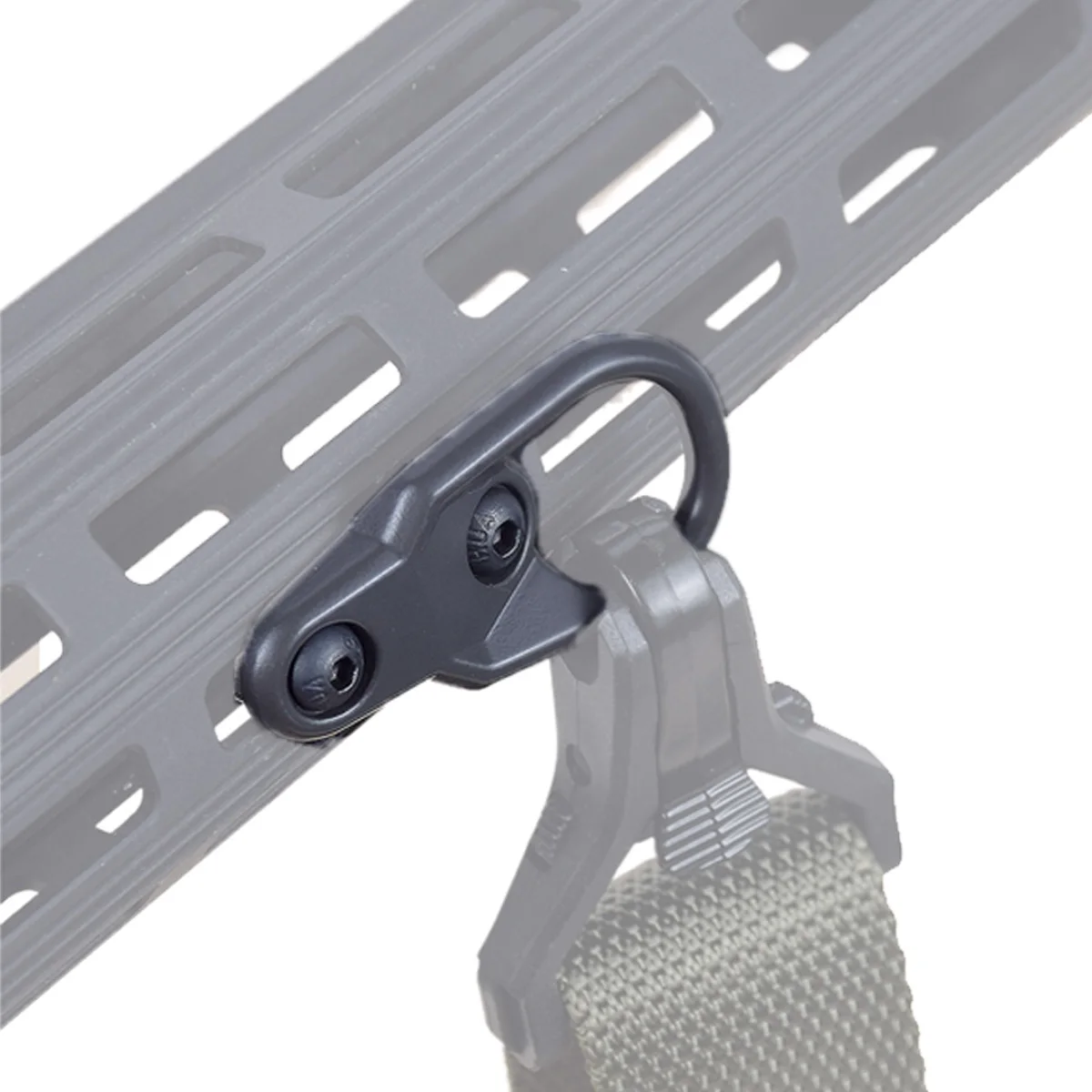 RSA GBB MLOK MS2 MS3 soporte de eslinga táctico KeyMod Sling giratorio para sistema KeyMod y accesorios de caza M-LOK arma AR15 AK47 AK74 - imagen 4