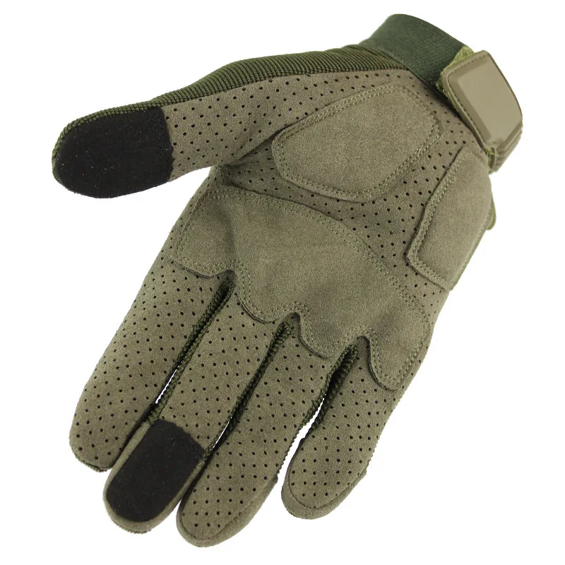Guantes tácticos de dedo completo, nudillos duros para exteriores, Camping, escalada, Paintball, Airsoft, caza militar, tiro, combate - imagen 5