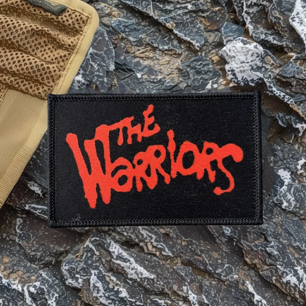 Parche impreso de película The Warriors, parche divertido de gancho y bucle, insignia de moral militar, apliques de brazalete para ropa - imagen 2