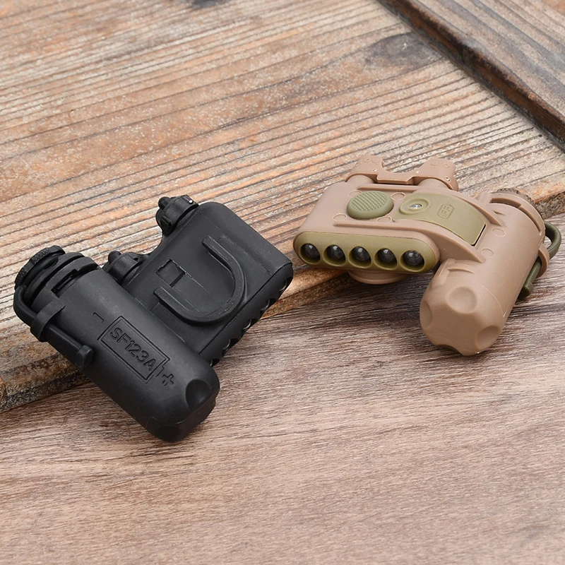 Casco WADSN GEN 2, cascos con luz roja blanca, señal de explorador táctico Airsoft, arma para exteriores, caza, accesorios de linterna GEN II - imagen 2