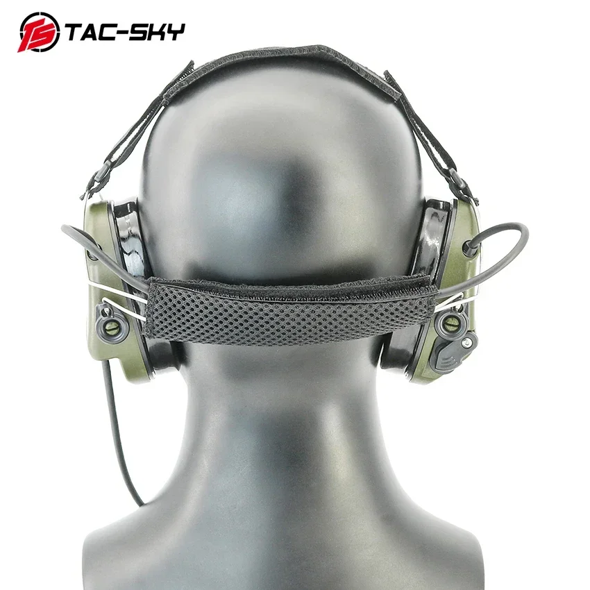 TS TAC-SKY TAC302 auriculares de comunicación orejeras de tiro electrónicas protección auditiva auriculares de tiro para caza Airsoft - imagen 5