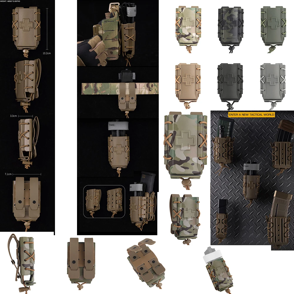Bolsa de torniquete para todo terreno, estuche de torniquete de liberación rápida, soporte Molle, herramienta de almacenamiento de equipos de emergencia médica para exteriores - imagen 2