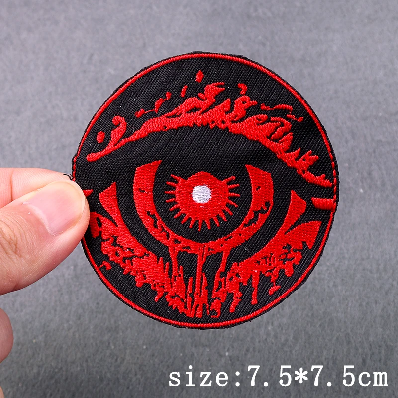 Parche bordado de Capricornio para planchar en la ropa, parches bordados de demonio, Hip Hop, Punk, costura de ropa, Fusible - imagen 5