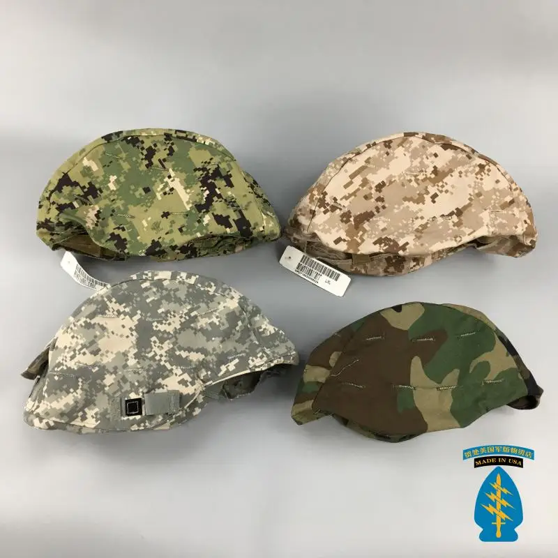 Se muestran cuatro sombreros de camuflaje sobre un fondo blanco