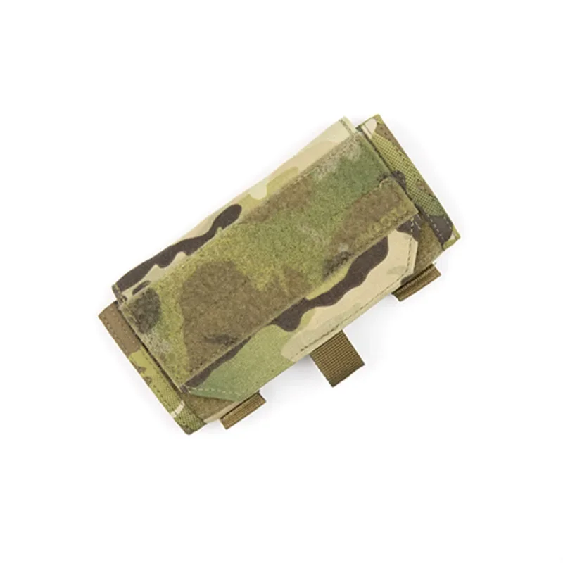 Chaleco táctico tipo Molle, bolsa plegable, bolsa Molle, bolsa de mapa para almacenamiento colgante en el pecho - imagen 4