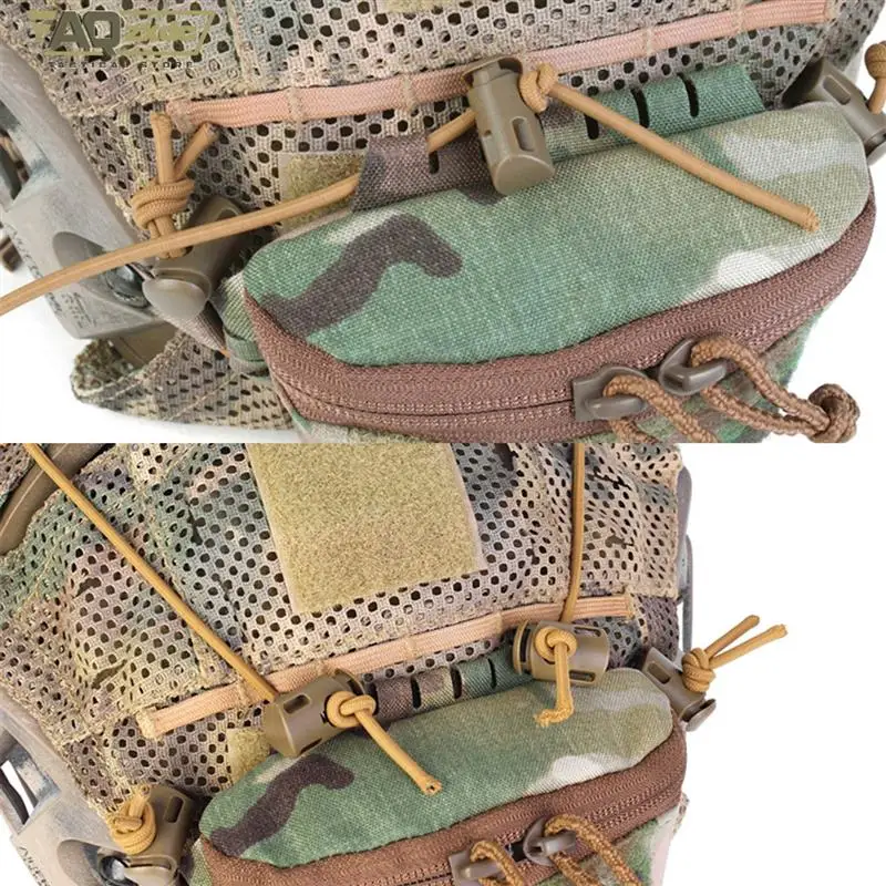 AQzxdc-Bolsa táctica para casco SC, paquete de batería para casco táctico, paquete de contrapeso, bolsa Universal para casco UA92 para equipo Airsoft - imagen 3