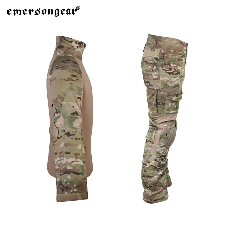 Emersongear Gen2 camisas de combate pantalones G2 trajes de entrenamiento conjuntos de uniformes tácticos pantalones Cargo de servicio Airsoft caza senderismo al aire libre - imagen 4