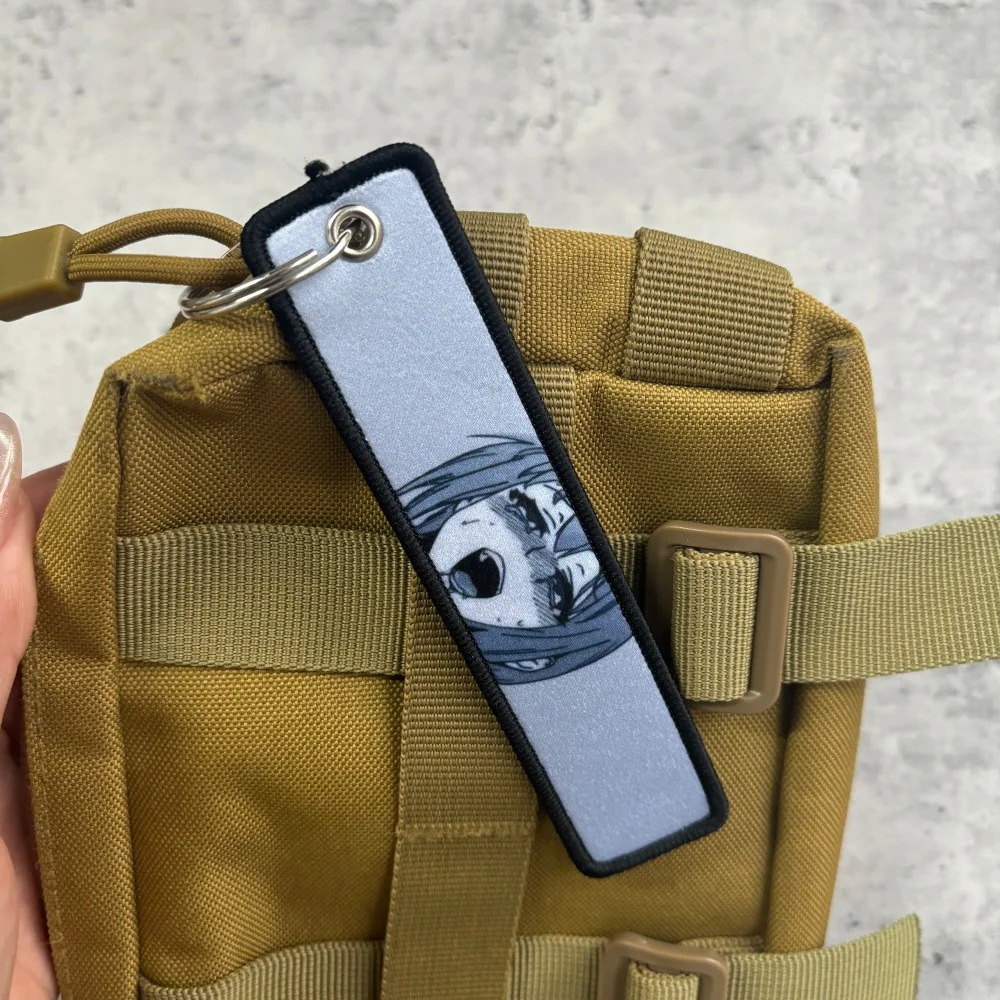 Parche táctico de moral de belleza Sexy para chica, llavero estampado, parche, insignia del ejército militar al aire libre, brazalete, mochila táctica, llaveros - imagen 4