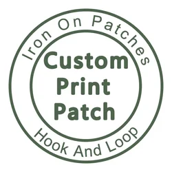 Parche personalizado impreso para ropa con logotipo o nombre