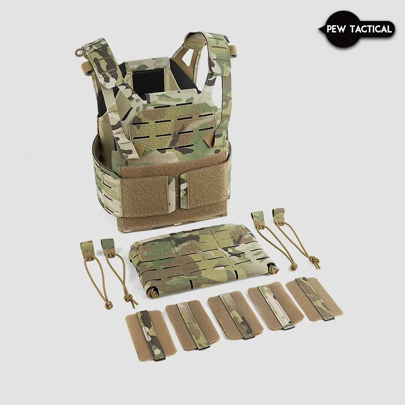 Chaleco táctico PEW TACTICAL estilo LDPC para niños y jóvenes, portador de placa Molle, chaleco de combate de caza, equipo de juego CS - imagen 4