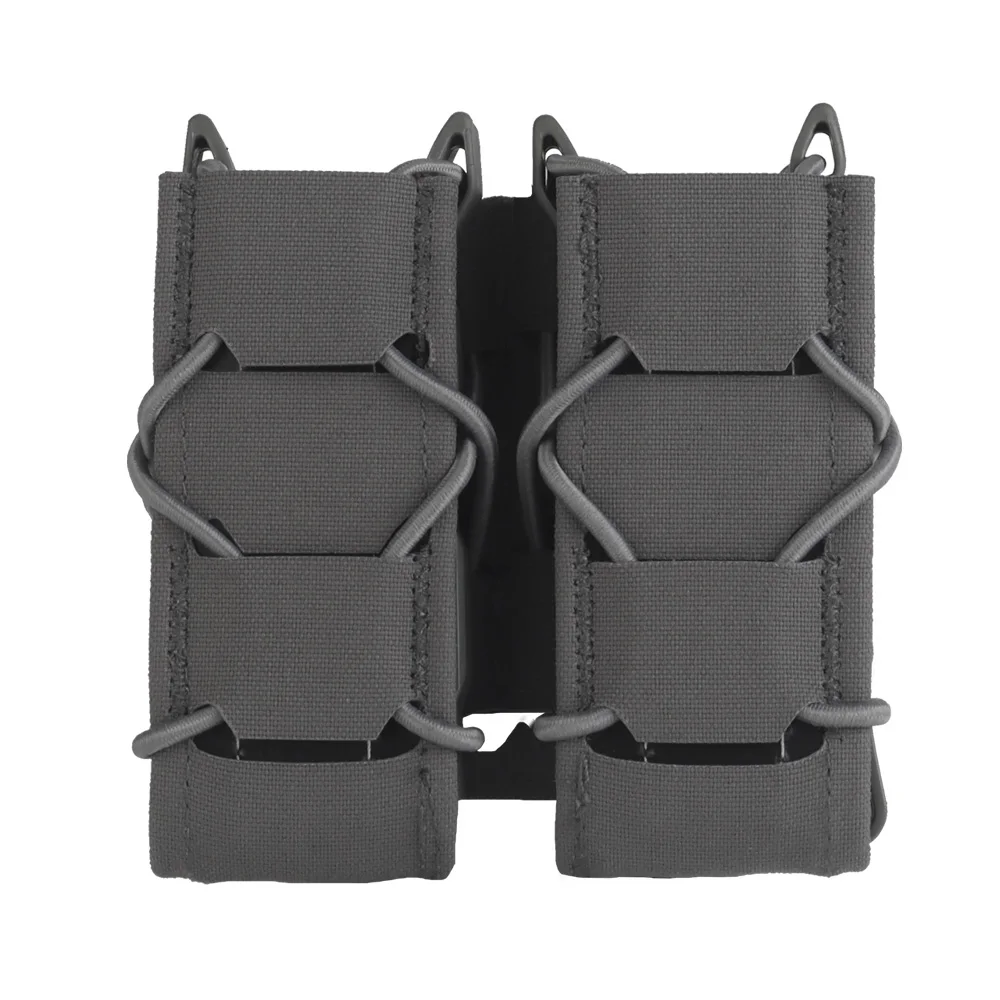 Tiger V2 Pistola Doble Mag Bolsa Pistola de mano 9 mm 10 mm.40.45.357 Porta revistas También para linterna EDC Airsoft - imagen 2