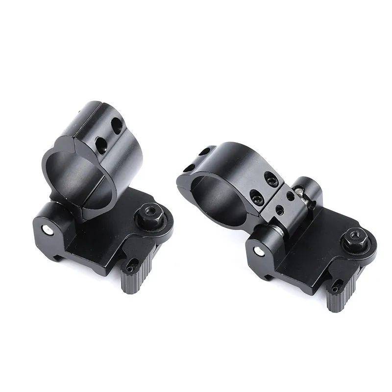 Mira táctica Airsoft abatible a lado QD, montaje de punto rojo, ajuste de 20mm, riel Picatinny, lupa, alcance, accesorios para Rifle de caza, Aimpo - imagen 3