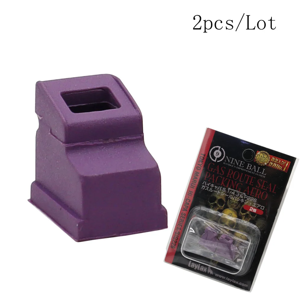 2 unids/lote revista reforzada de goma hermética para Marui HI-CAPA SIG226 Series AIrsoft GBB