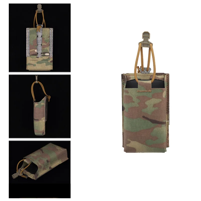 Bolsa organizadora de revistas Molle Universal AR 5,56, funda de extracción rápida, sello de cinturón con placa de inserción