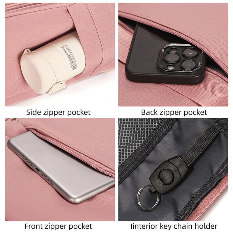 Mochila de escalada para viajes al aire libre con bolsillo para zapatos, bolsa para ordenador portátil para desplazamientos de negocios, mochila de viaje corto de gran capacidad - imagen 5