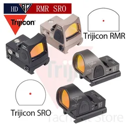 Mira Holográfica Táctica Trijicon RMR SRO con Punto Rojo, Colimador Óptico, Mira para Rifle, Pistola de Airsoft, Miras Reflex para Rifle,  20mm Rail AR15