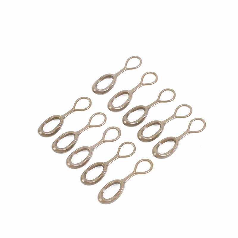 Faraón-tirador de cremallera de goma, accesorio con asa en O, fijador de cremallera, reemplazo Universal, bolsa de viaje, Maleta, tienda, mochila táctica, 10 piezas - imagen 2