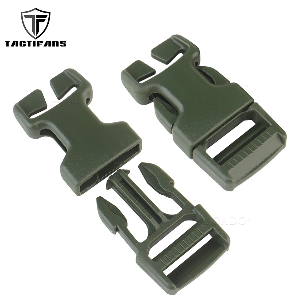 Hebilla de liberación lateral SRB ITW, conector de 1 pulgada para chaleco de caza MK3, equipo de aparejo de pecho para agregar correa PALS MOLLE, correas POM, 2 uds.