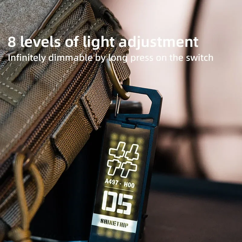ShineTrip serie 05 linterna de Camping portátil magnética tipo C llavero de bolsillo recargable luz impermeable pequeña lámpara colgante - imagen 5