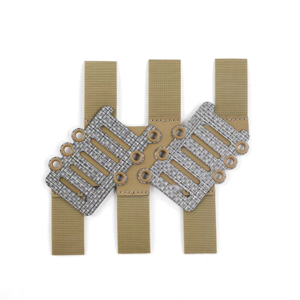 Cinturón táctico de doble fila, placa adaptadora MOLLE en ángulo 40, accesorio para cinturón - imagen 5
