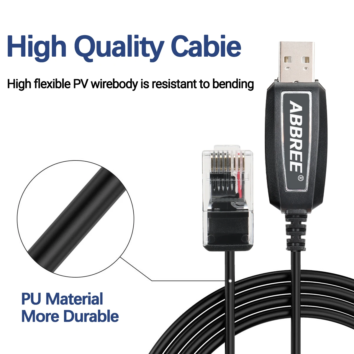 Wouxun KG-UV980/UV950 Cable USB de programación para radios - imagen 3