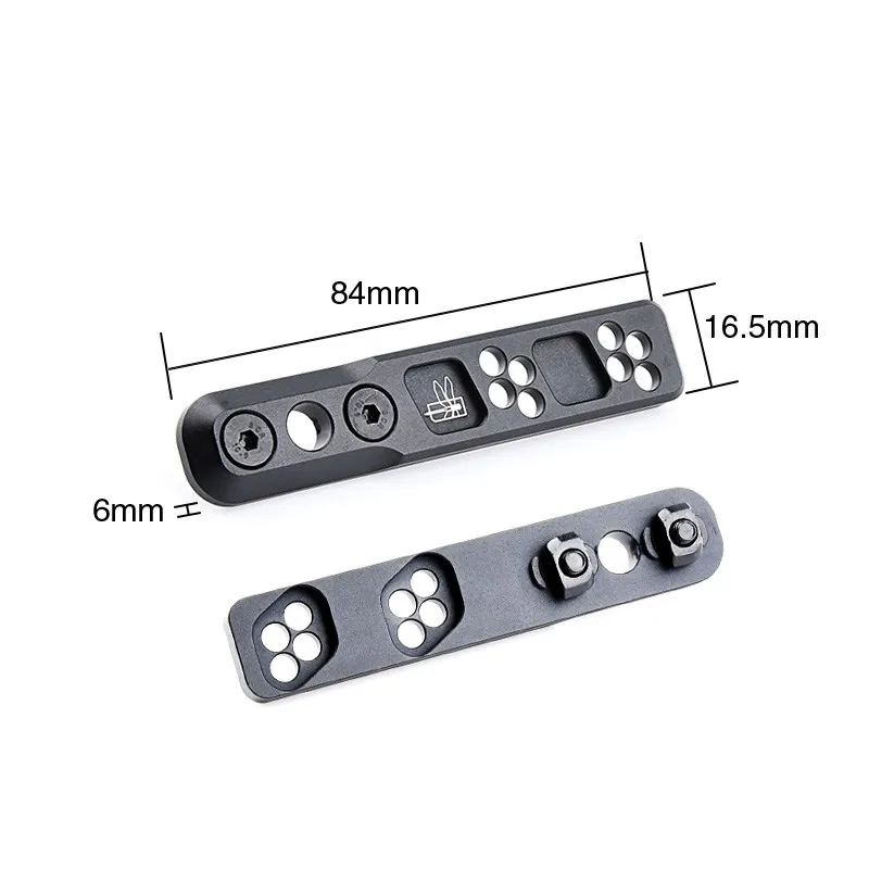 WADSN Surefir táctico M600 M300 Scout Light, soporte de linterna para arma, Mlok Keymo Rail, CNC, aleación de aluminio, Metal - imagen 4