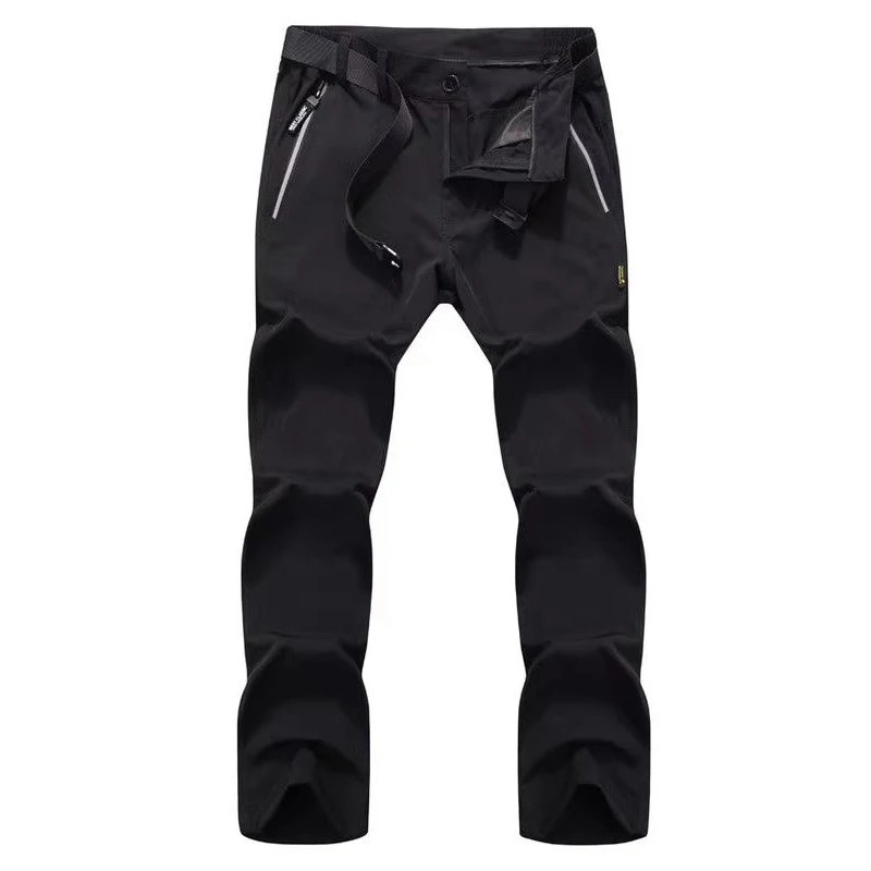 Pantalones elásticos de secado rápido para hombre, finos, para senderismo, senderismo, pesca, acampada, escalada, exterior, ciclismo, temporada de calor, Verano - imagen 3