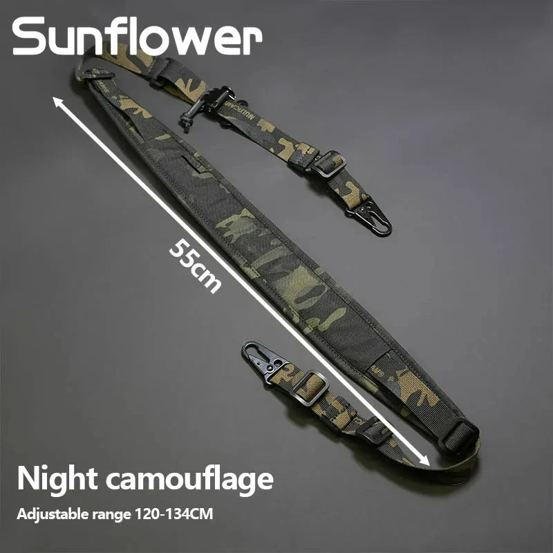 Correa de eslinga para Rifle Modular táctica, extraíble, 2 puntos, 1 punto, acolchado, combate, tiro, caza, Rifle QD Sling Weapo, accesorios - imagen 4