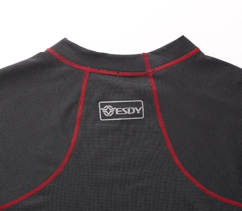 Ropa interior térmica para hombre, chándal deportivo de forro polar cálido, transpirable, elástico, de secado rápido - imagen 5