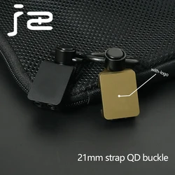 Adaptador de montaje táctico de bucle de eslinga QD de 1,25 pulgadas, Riel de Rifle 45, montaje Offset de 20mm, Base de hebilla de correa, botón de eslinga de aleación de aluminio