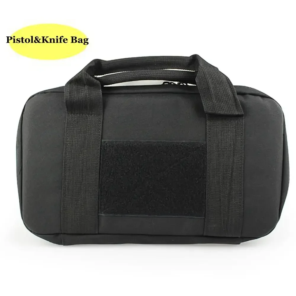 Bolsa táctica para pistola, bolsa de transporte para pistola, funda para pistola, soporte para cuchillos acolchado duradero, accesorios de caza