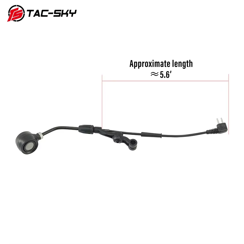 TAC-SKY COM Auriculares tácticos Accesorio de micrófono Compatible con PELTO COMTA Series Auriculares Airsoft Shooting Hunting Headset - imagen 3