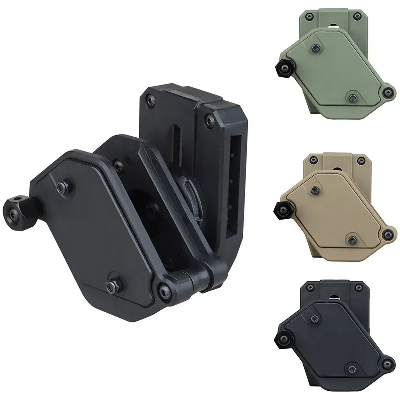 Bolsa táctica IPSC multiángulo para cargador de velocidad, ajuste de tiro, pistola Airsoft, funda Mag, Clip para cinturón para Glock 17/HI-CAPA/PX4 - imagen 2