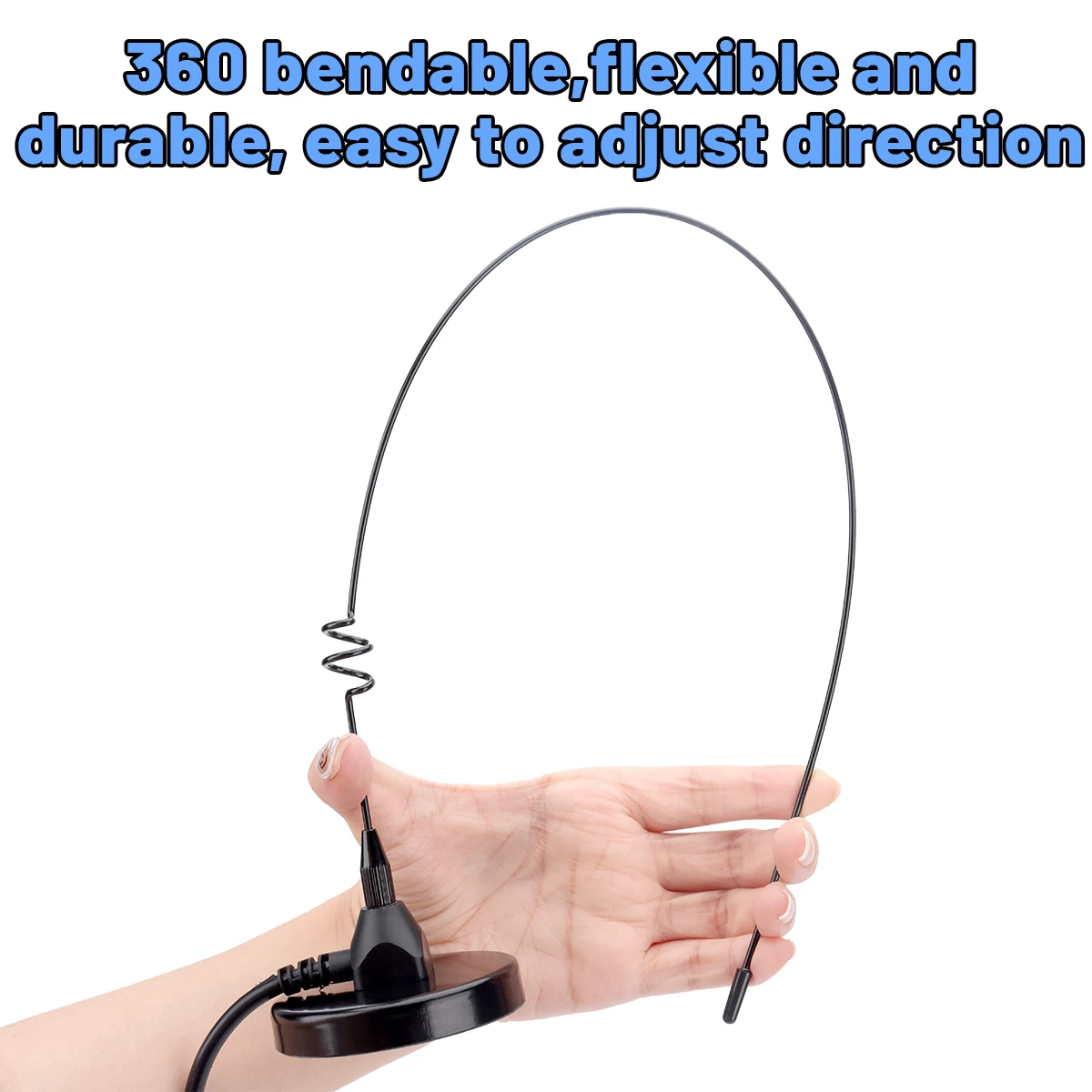 ABBREE AD-109 antena de Radio móvil magnética PL-259/SMA-hembra de alta ganancia de doble banda de largo alcance para Walkie Talkie UV-21 PRO AR-152 - imagen 5