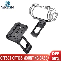 WADSN Base montura óptica 45° Picatinny lateral caza