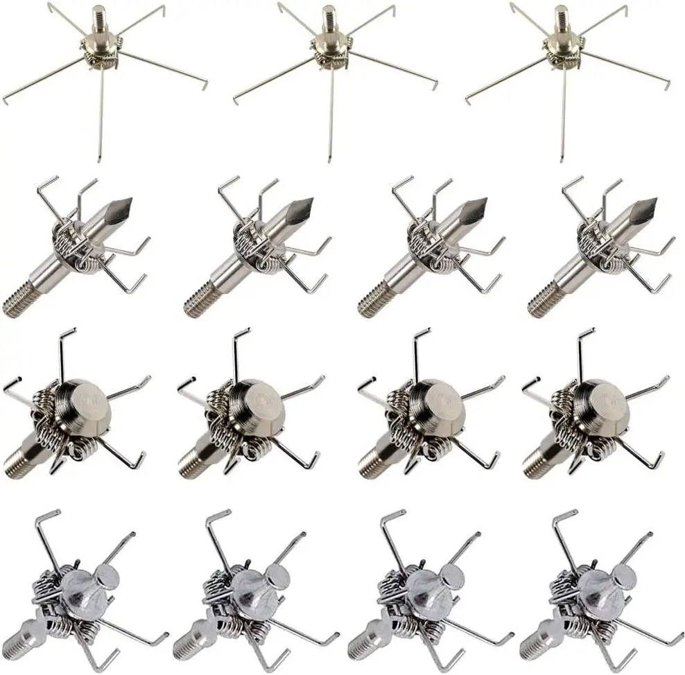 12 Uds puntas de flecha 23/100gr puntas de tiro con arco de acero inoxidable puntas anchas Judo campo arco caza accesorios de tiro - imagen 5