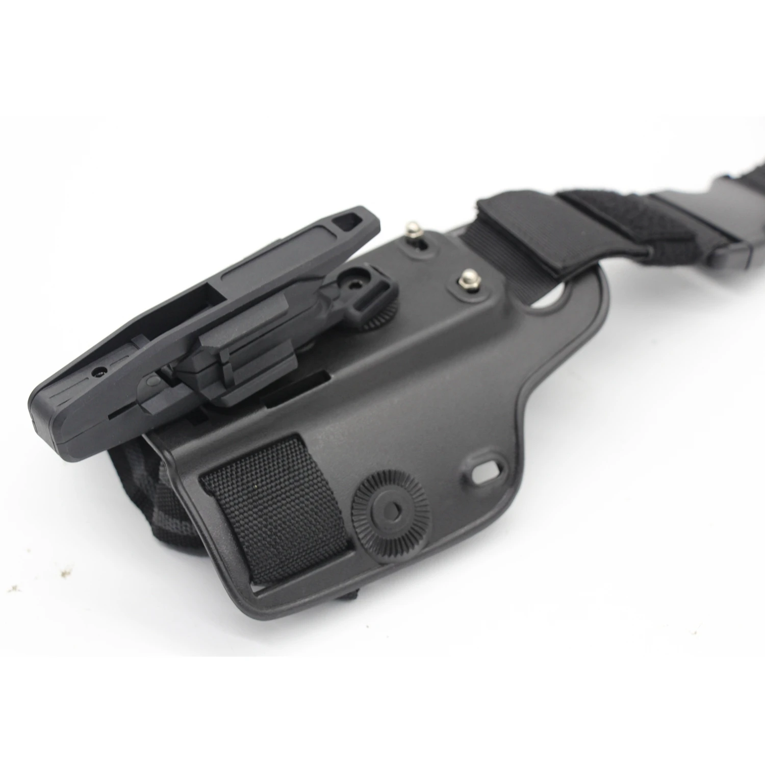 Funda para pistola Gl0ck Quick-Draw para mano izquierda y derecha, Compatible con P320 M18 M17 G17, accesorio para linterna debajo del barril incluido - imagen 5