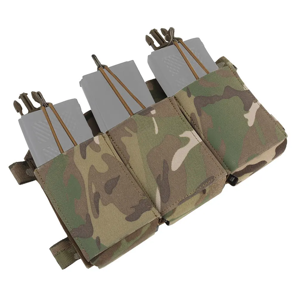 Bolsa táctica 556 762 Triple para revistas M4 AK, equipo de caza, bolsa de herramientas LV119 FCPC V5, accesorio portador de placa Airsoft - imagen 5