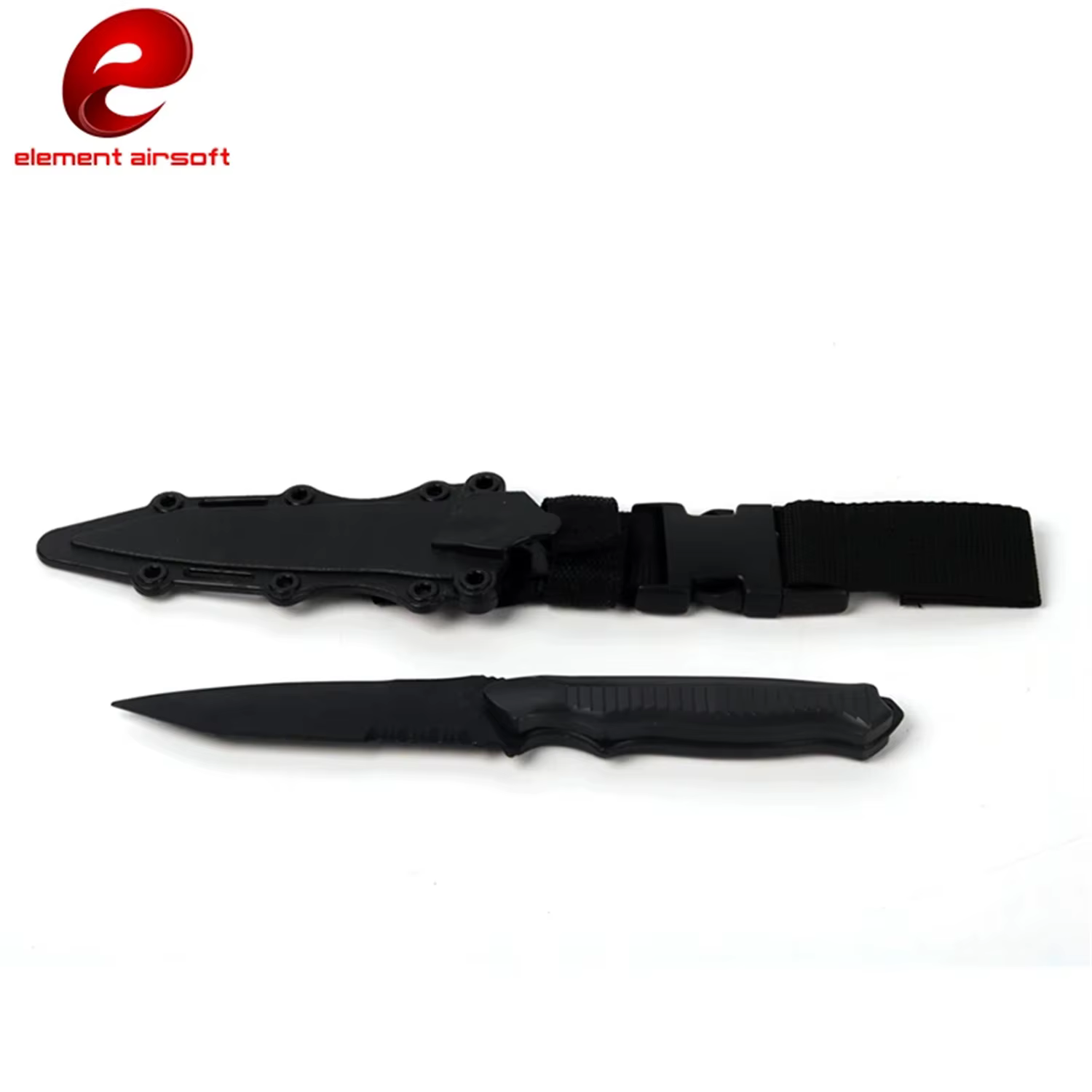 Cuchillo táctico goma entrenamiento con funda CS - imagen 2