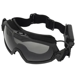 Gafas tácticas antiniebla transparentes resistentes a arañazos