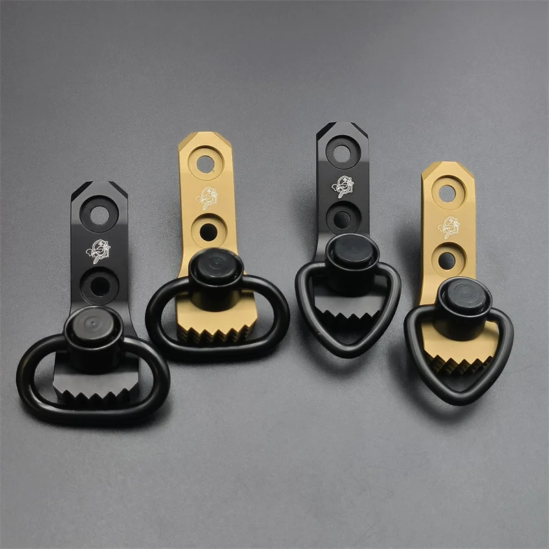 KAC correas Base de botón QD Sling montaje de botón giratorio m-lok montaje de liberación rápida giratorio de 360 grados adaptador de montaje de eslinga de dos puntos - imagen 2