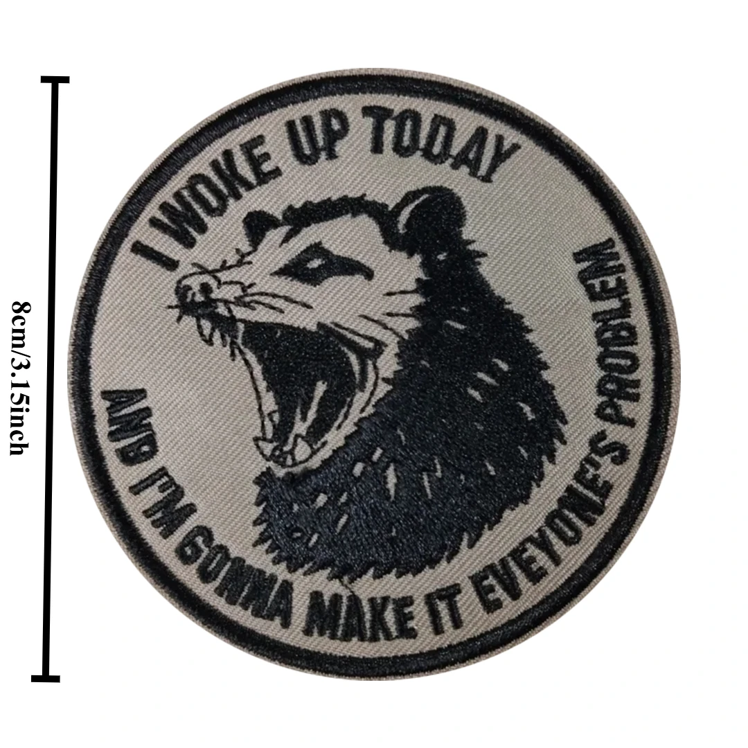 Parches tácticos I'm Gonna Make It All's Morale, parche bordado con gancho y bucle de opossum, insignia militar, brazalete, pegatinas para mochila - imagen 4