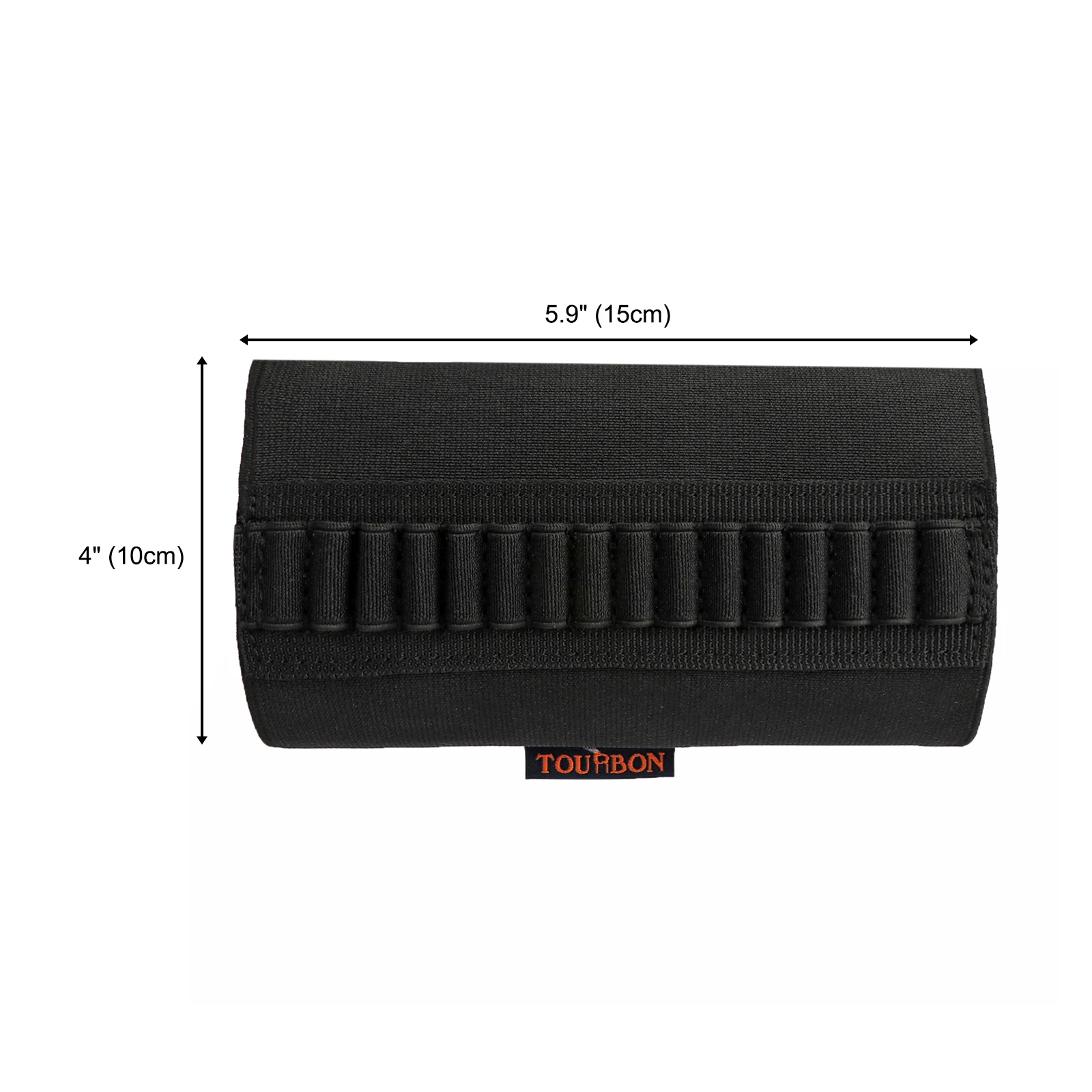 Tourbon-funda de neopreno para Rifle de caza táctico, soporte para munición para cartuchos 22 LR /17 HMR - imagen 4