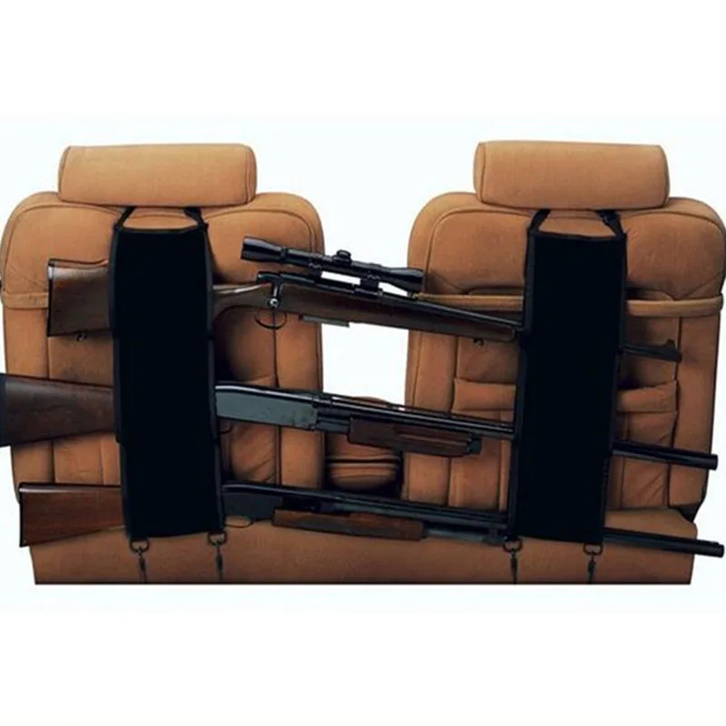Soporte táctico para asiento trasero de coche, funda para Rifle, organizador de pistola, bolsa de almacenamiento para colgar, accesorio de caza y tiro - imagen 5